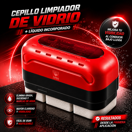 Cepillo Limpiador de Vidrio